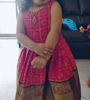 Picture of Gadwal Pattu Custom-made Frock with jacket for 2-4Y