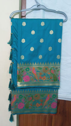 Picture of Pure Paithani saree with unstitched blouse