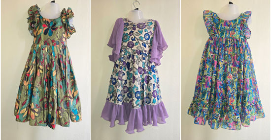 Picture of Combo of 3 casual frocks 7-8Y