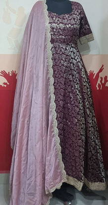 Picture of Banarasi dress with chinnon dupatta