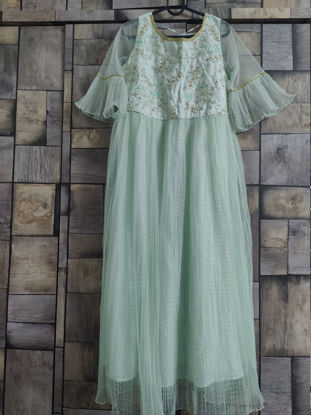 Picture of Aurelia never used Pista green long frock