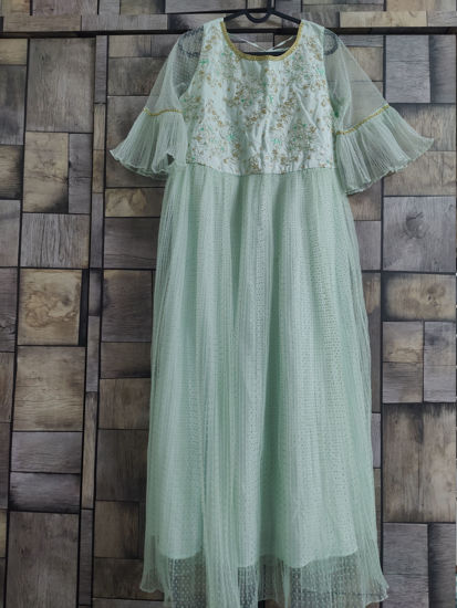 Picture of Aurelia never used Pista green long frock