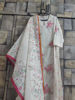 Picture of Biba white colour kurti with dupatta