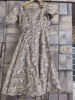 Picture of Light beige soft organza floral printed frock