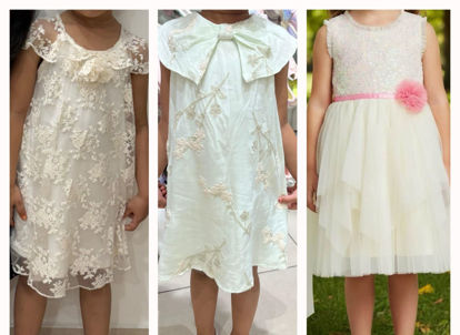 Picture of Zara and Jona Michelle Party Wear Frocks for 3Y