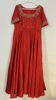Picture of Red embroidered dress