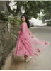 Picture of Baby pink organza Anarkali