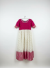 Picture of White and pink long frock