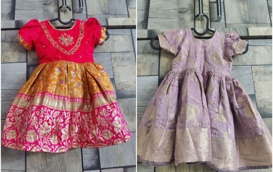 Picture of Festive wear frocks for sale 1-2Y