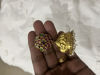 Picture of Mortantra 22k gold plated jadau kumdan earrings