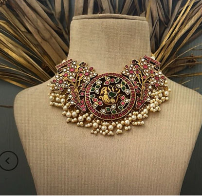 Picture of Mortantra 22k gold plated heavy necklace