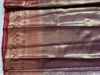 Picture of Maroon Semi Kanjeevaram saree with running blouse