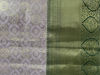 Picture of Lavender and green pattu saree