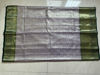 Picture of Lavender and green pattu saree