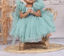 Picture of Floral Bodice embellished fit and flare shimmer party wear frock For 1-2Y