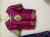 Picture of Ikkat Pattu pavada with maggam work blouse For 10-13Y