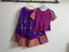 Picture of Pattu hand painted pavada with blouse For 10-12Y