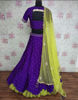 Picture of Designer purple embroidered Lehenga