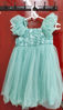 Picture of Floral Bodice embellished fit and flare shimmer party wear frock for 4-5Y