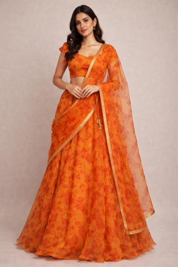 Picture of Georgette Lehenga