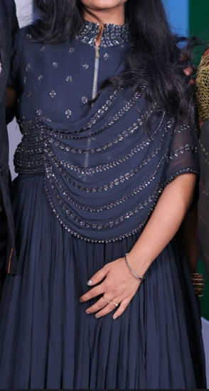 Picture of Black party wear gown