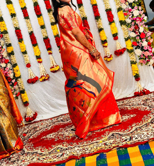 Picture of Pure Paithani Saree with blouse