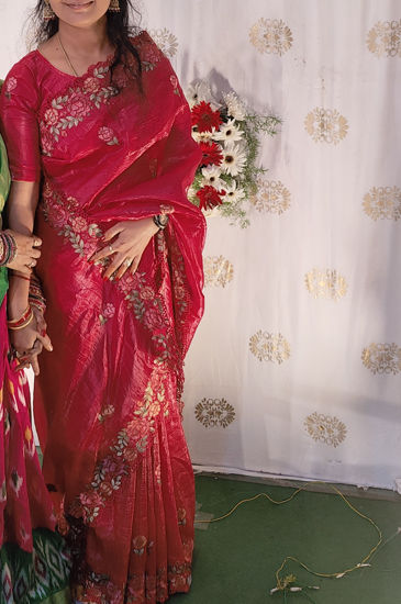 Picture of Fancy saree with cut work border