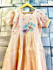 Picture of Never used Kota tissue frock &Gently used Soft Organza floral frock Combo