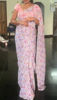Picture of Designer saree with unstitched blouse