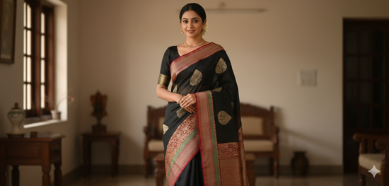 Picture of Banaras cotton saree