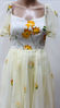 Picture of Hand painted soft organza frock