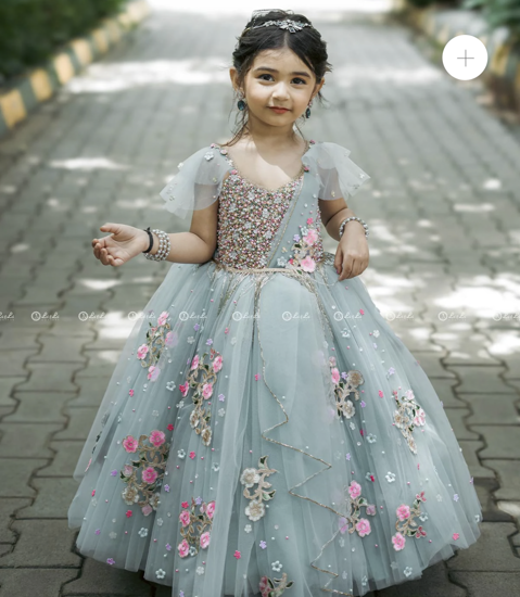 Picture of Never Worn Li & Li Designer Frock For 4-6Y