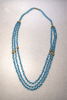 Picture of Statement Bead Necklace combo Set – Aqua Blue & Emerald Green (2 Pieces)