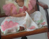 Picture of White party wear gown with floral embroidery For 1-2Y