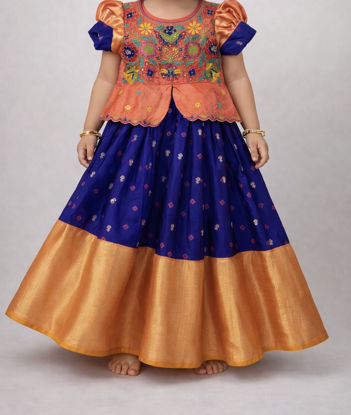 Picture of Viviktha Designer Pure bandhini langa blouse For 1-2Y