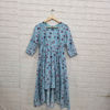 Picture of Combo of Block Printed High & Low Cotton Frock with A-Line Frock