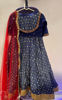 Picture of Navy blue lehenga set
