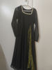 Picture of Black Anarkali with tissue on side