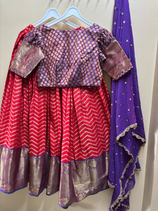 Picture of Red & Purple Lehenga