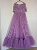 Picture of Lavender heavy party wear long frock