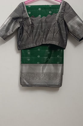 Picture of Never worn silk saree with stitched blouse