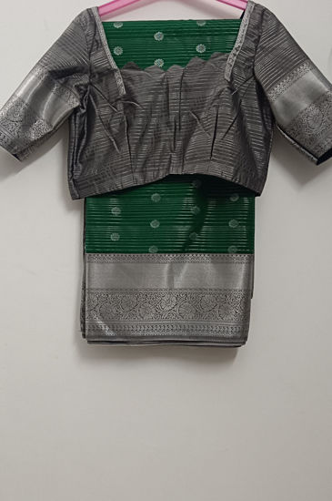 Picture of Never worn silk saree with stitched blouse