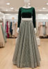 Picture of Lehenga with velvet croptop