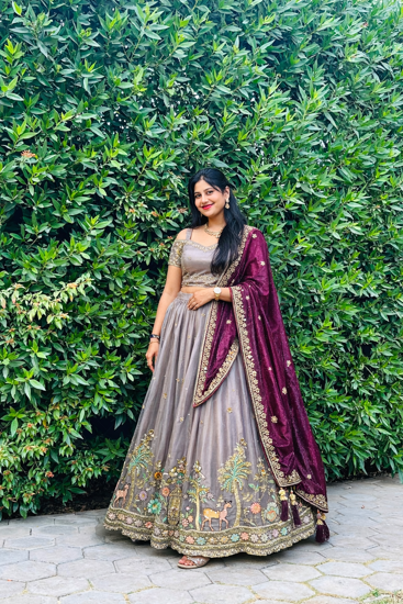 Picture of Tissue Lehenga