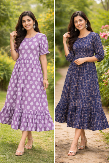 Picture of Cotton dresses combo