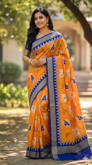 Picture of Fancy silk saree
