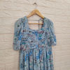 Picture of Skyblue Pleated Georgette Frock
