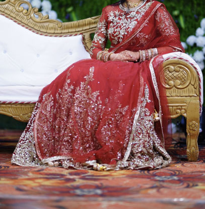 Picture of Lehanga with blouse and dupatta