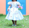 Picture of Smriti Agarwal's Designer Sky Blue Party Frock For 1-2Y