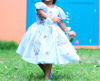 Picture of Smriti Agarwal's Designer Sky Blue Party Frock For 1-2Y